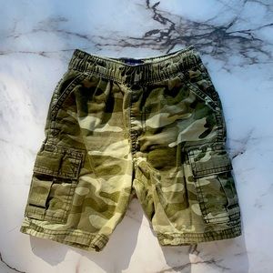 Little Boys Camo Cargo Shorts